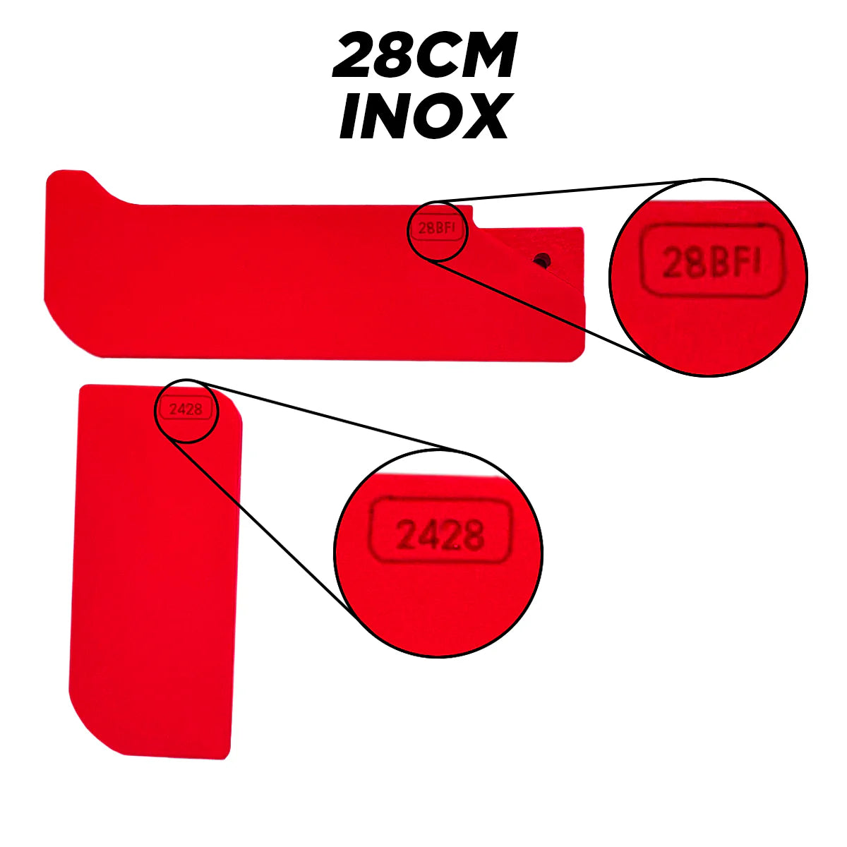 Silicone para Novo raspador - 28 cm Inox