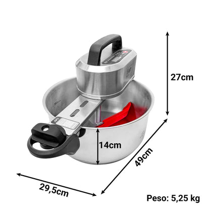 Panela para Mexer Doces Susan Pro Inox 28cm - a Brigadeirinha