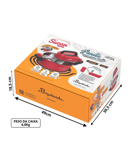 Panela para Mexer Doces Suzan Pro Alumínio 32cm -  a Brigadeirinha