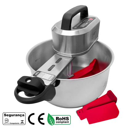 Panela para Mexer Doces Susan Pro Inox 28cm - a Brigadeirinha