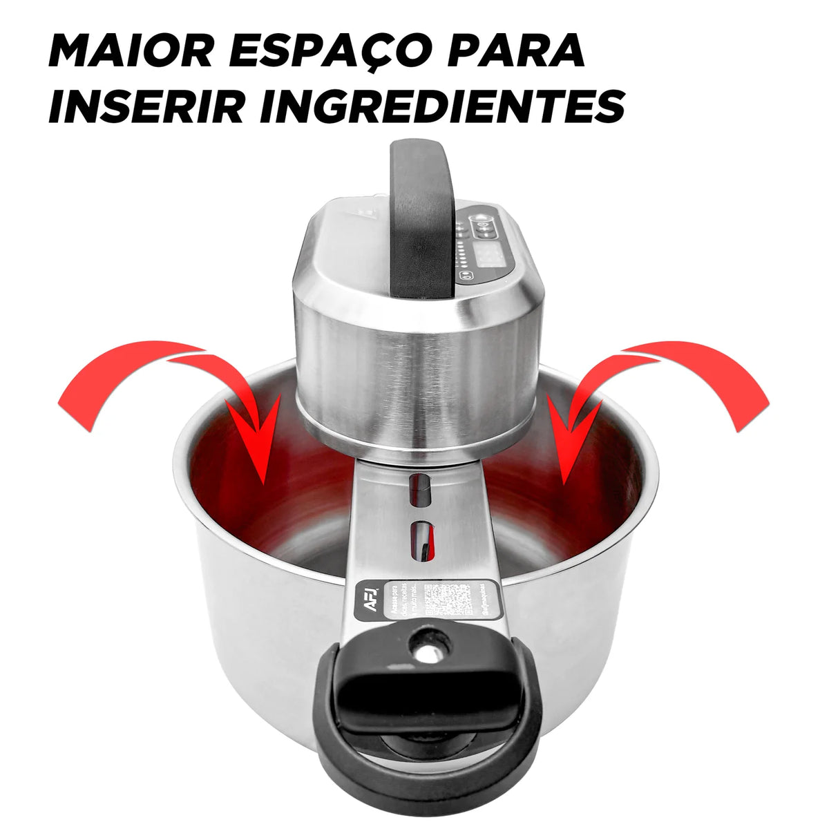 Panela para Mexer Doces Suzan Pro Inox 24cm - a Brigadeirinha