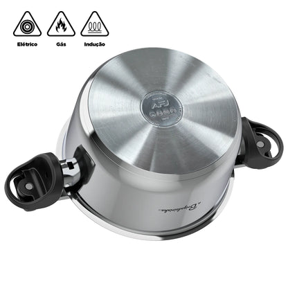 Panela para Mexer Doces Suzan Pro Inox 24cm - a Brigadeirinha