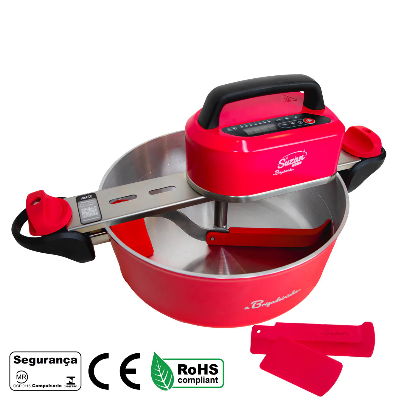 Panela para Mexer Doces Suzan Pro Alumínio 32cm -  a Brigadeirinha